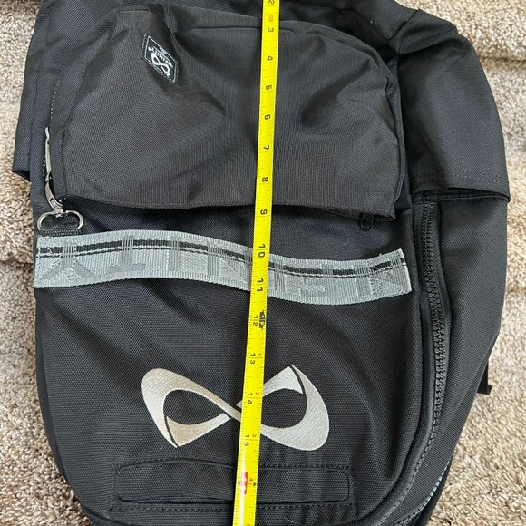 Nfinity Black Nylon Backpack. main image 11